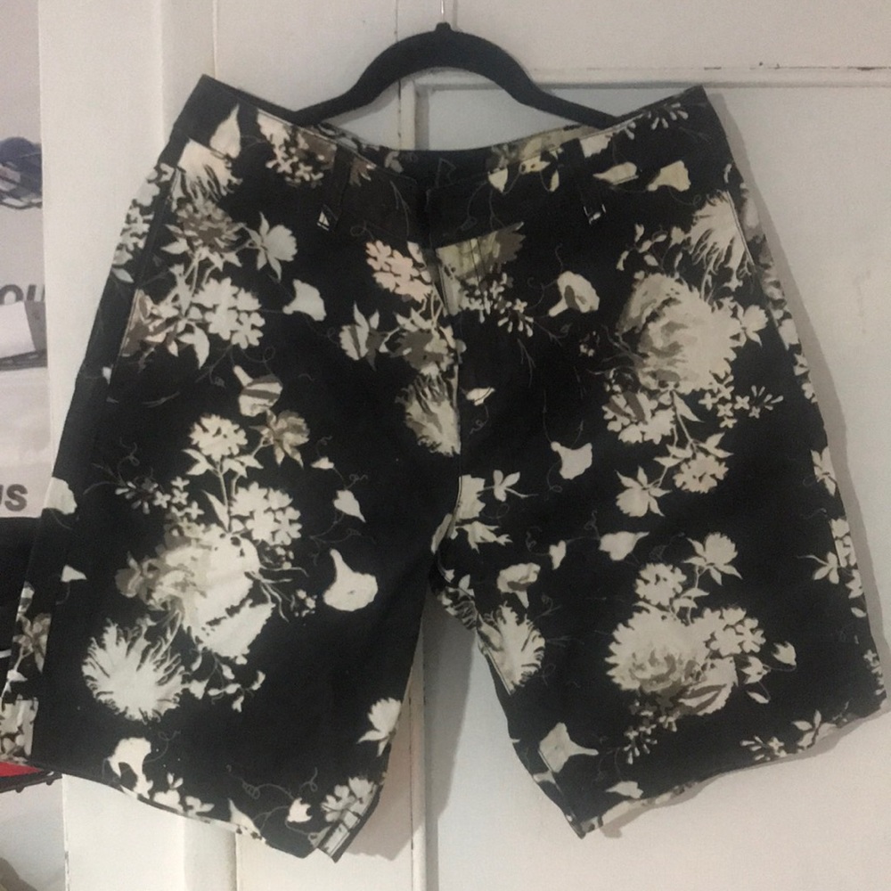 Rihanna x River Island floral print cotton shorts